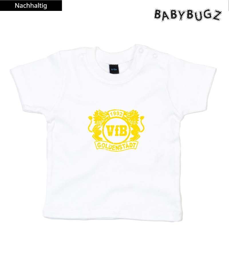Babybugz Baby T-Shirt White "Uwe"