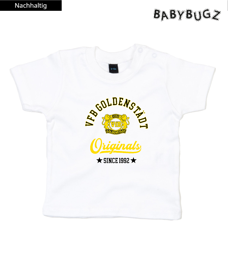 Babybugz Baby T-Shirt White "Jacob"