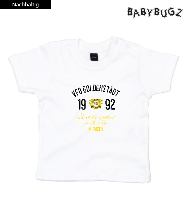 Babybugz Baby T-Shirt White "Isack"