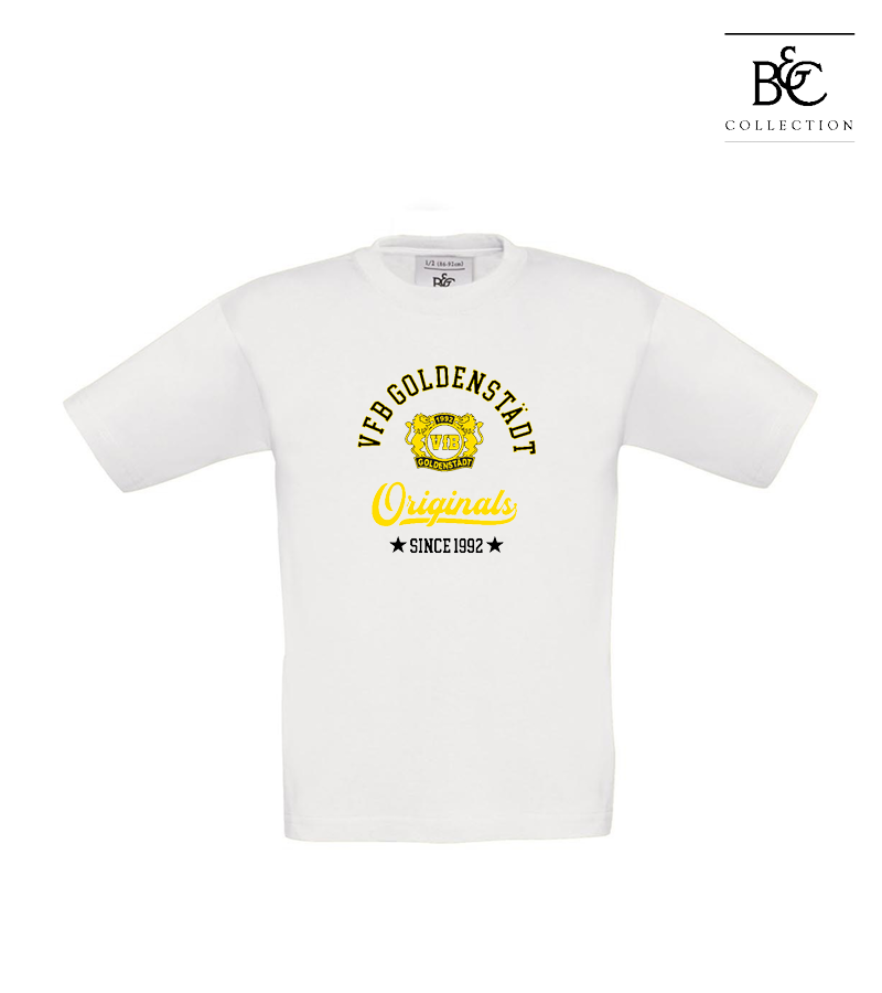 B&C Kinder T-Shirt White "Jacob"
