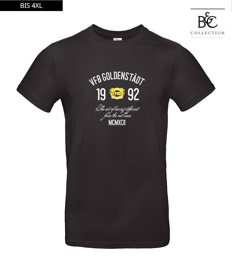 B&C Herren T-Shirt Black "Isack"