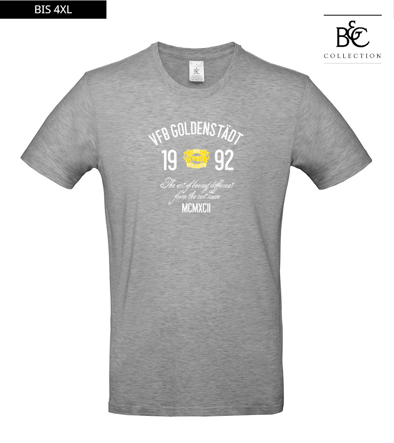 B&C Herren T-Shirt Sports Grey "Isack"