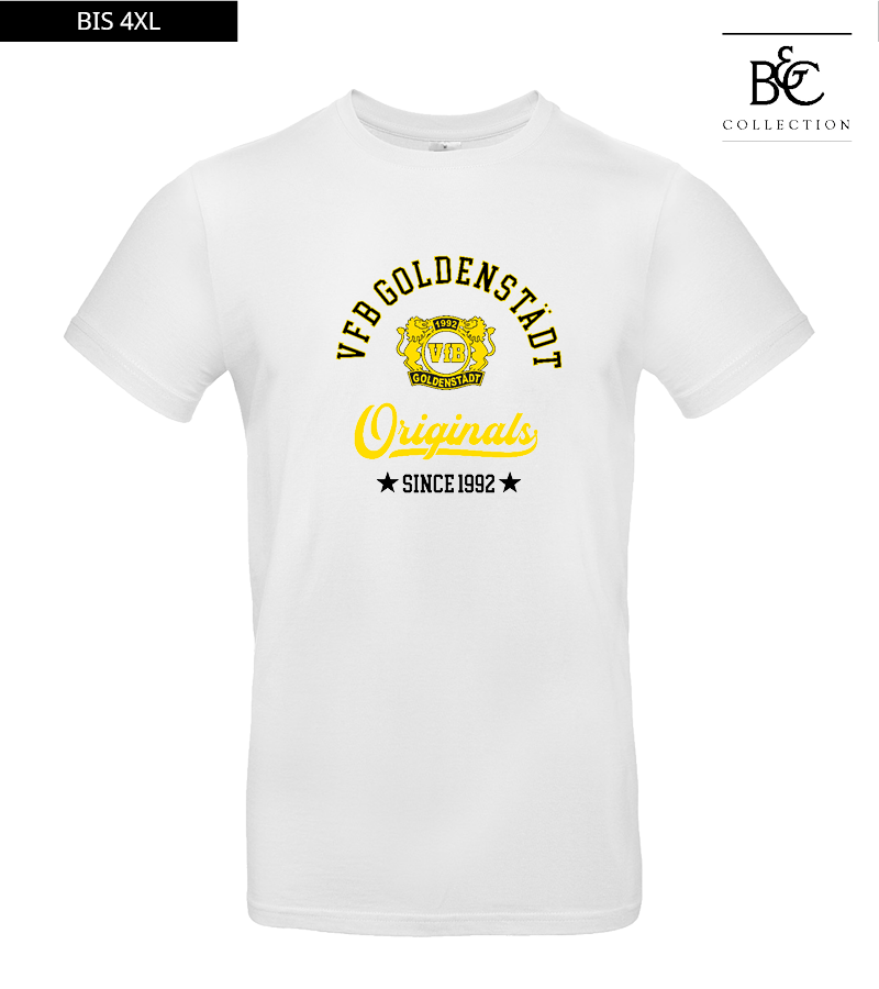 B&C Herren T-Shirt White "Jacob"