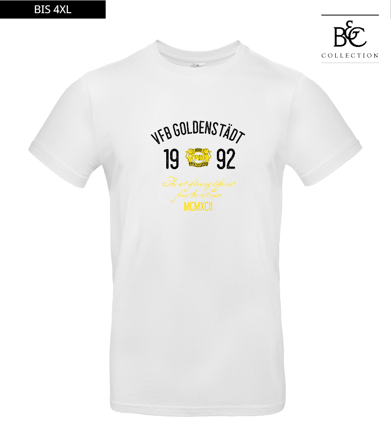 B&C Herren T-Shirt White "Isack"