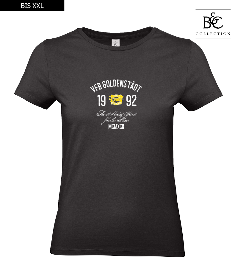 B&C Damen T-Shirt Black "Isack"