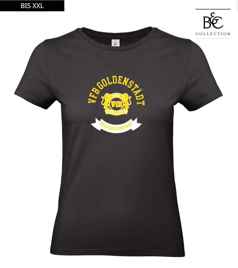 B&C Damen T-Shirt Black "Bono"