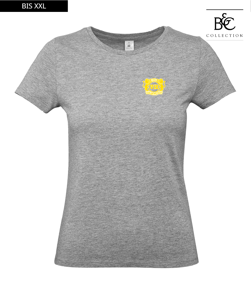 B&C Damen T-Shirt Sports Grey "Anton"