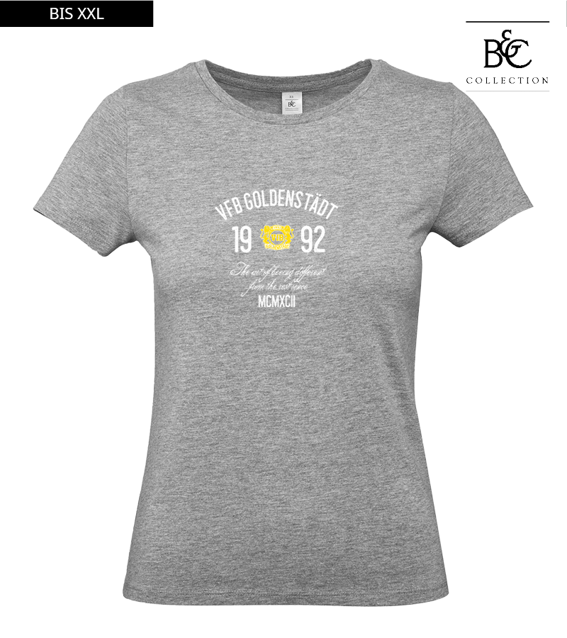 B&C Damen T-Shirt Sports Grey "Isack"