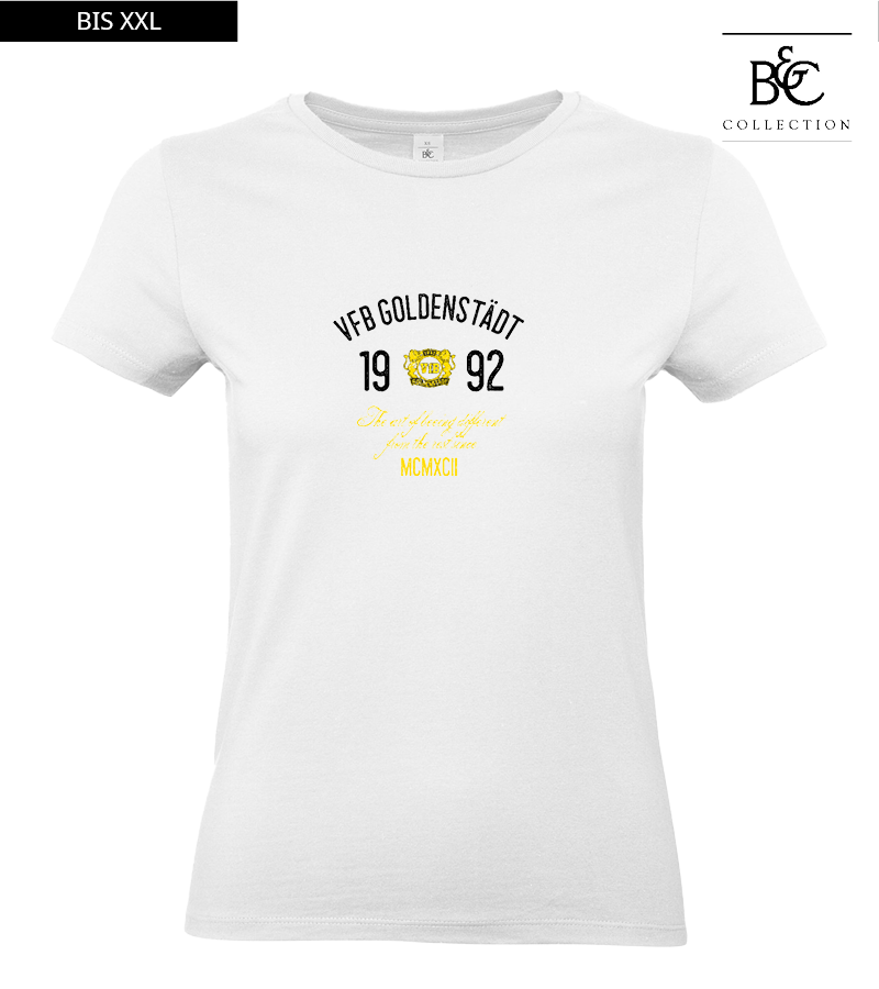 B&C Damen T-Shirt White "Isack"