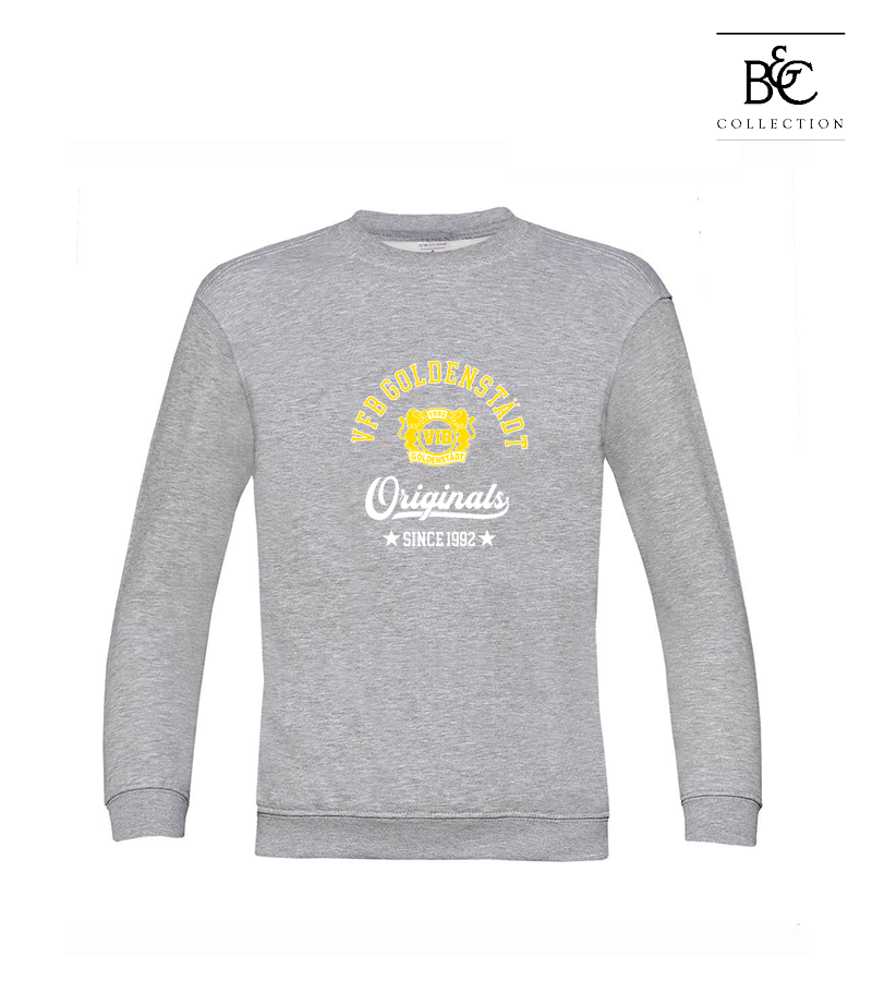 B&C Kinder Sweatshirt Heather Grey "Jacob"