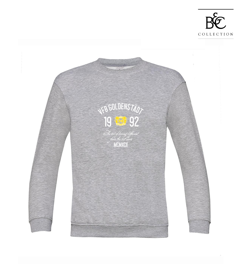 B&C Kinder Sweatshirt Heather Grey "Isack"