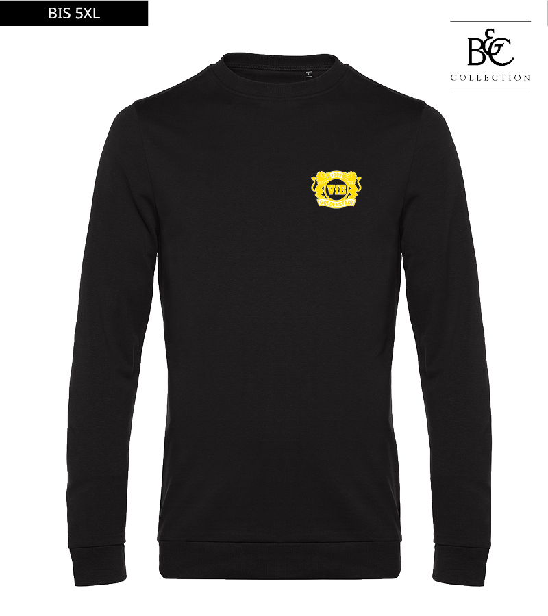 B&C Herren Sweatshirt Black Pure "Anton"