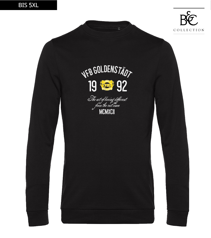 B&C Herren Sweatshirt Black Pure "Isack"
