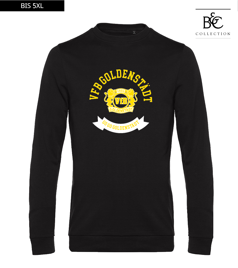 B&C Herren Sweatshirt Black Pure "Bono"