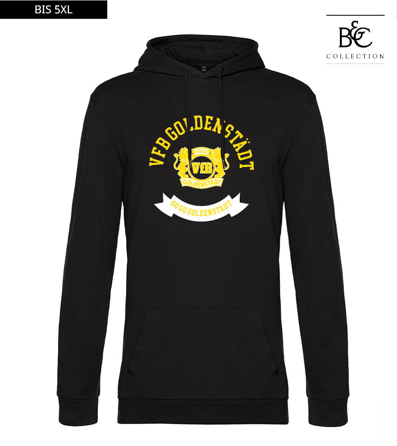 B&C Herren Hoodie Black Pure "Bono"