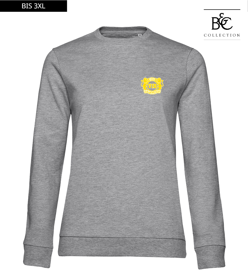 B&C Damen Sweatshirt Heather Grey "Anton"