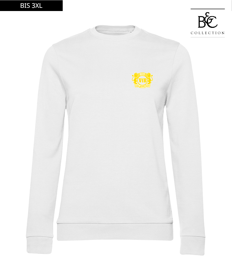 B&C Damen Sweatshirt White "Anton"