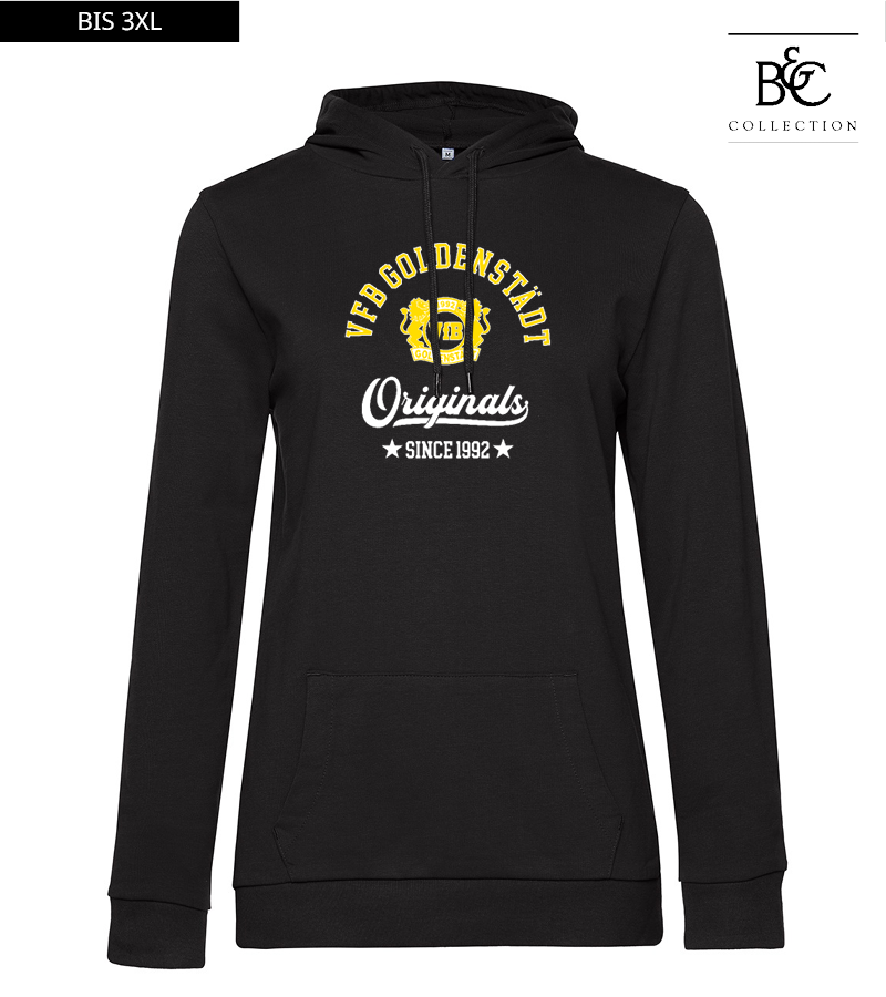 B&C Damen Hoodie Black Pure "Jacob"