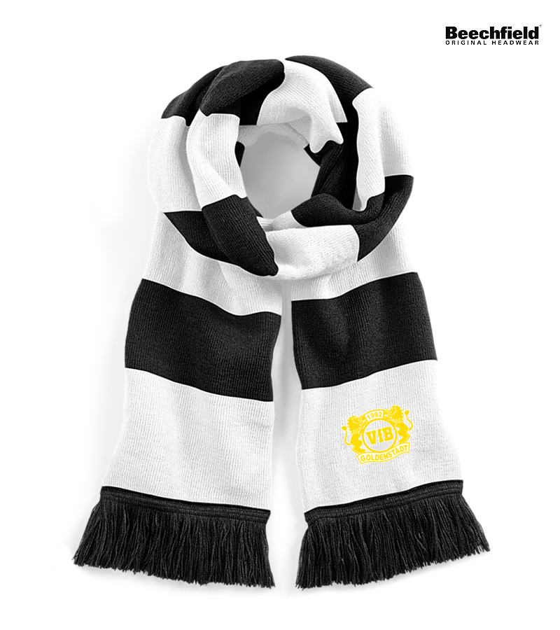 Beechfield Schal Black White "Anton"