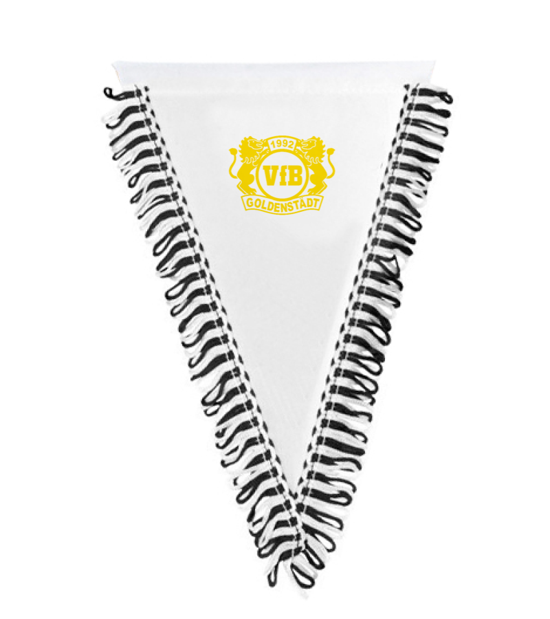 Wimpel dreieckig Black White "Anton"