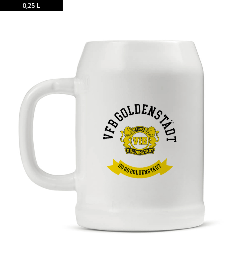 Bierkrug 0,25l White "Bono" B