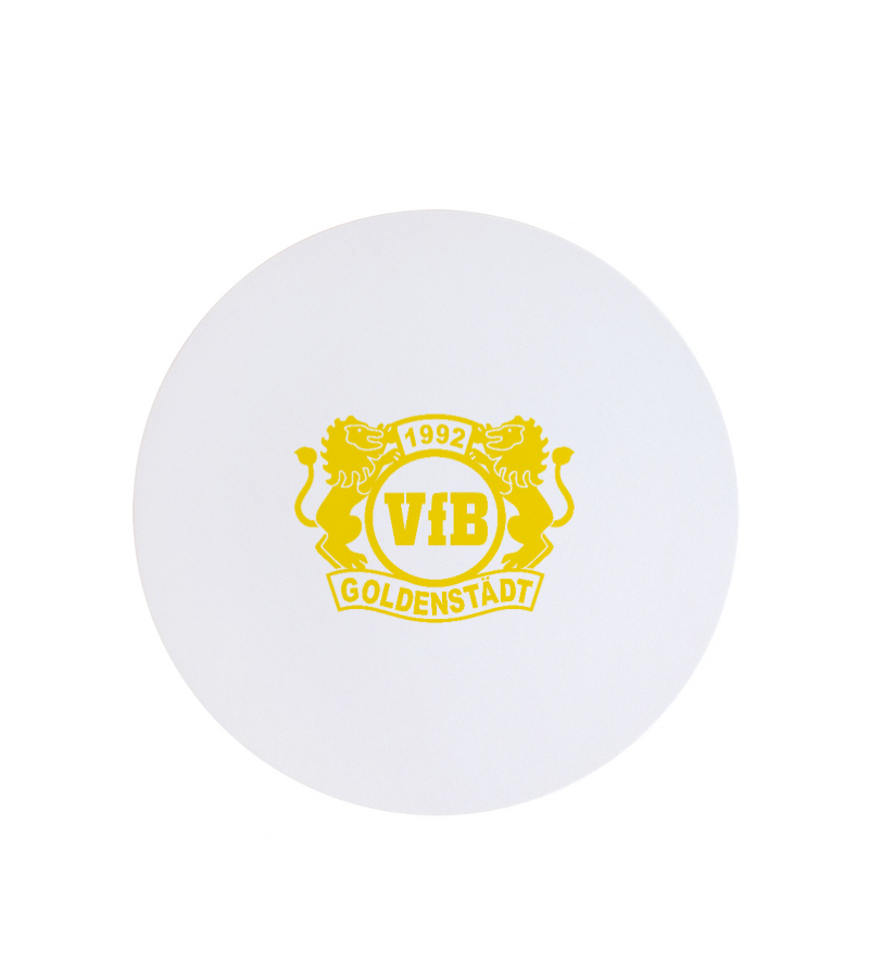 Textil Mousepad Rund White "Anton"