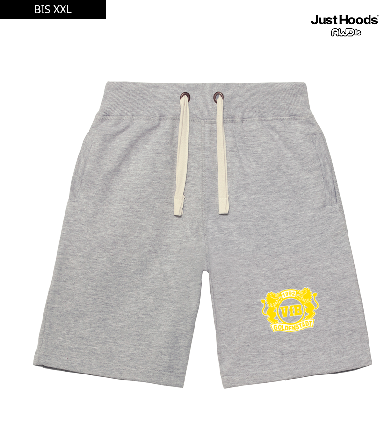Just Hoods Herren Shorts Heather Grey "Anton"