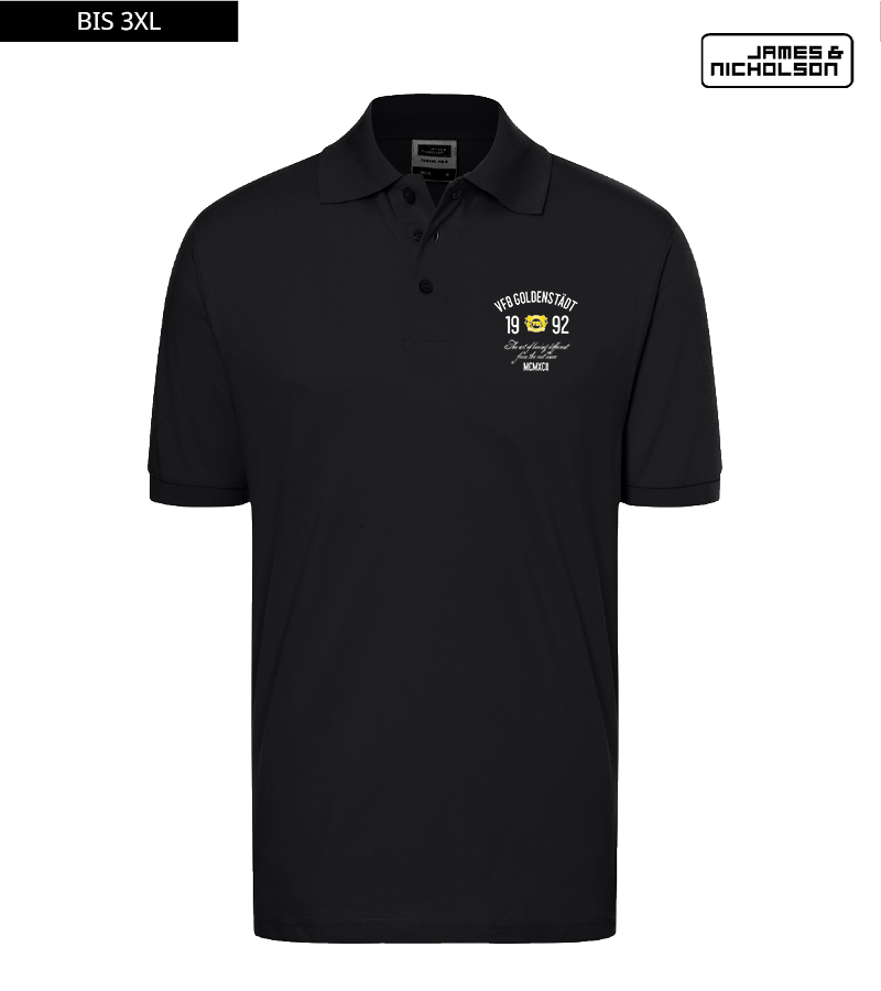 J+N Herren Polo-Shirt Black "Isack"