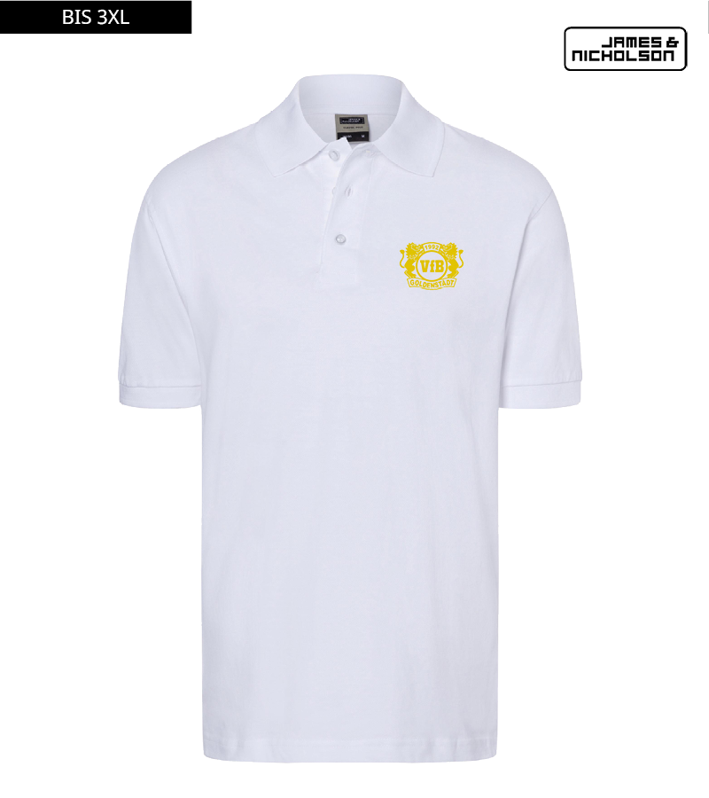 J+N Herren Polo-Shirt White "Anton"