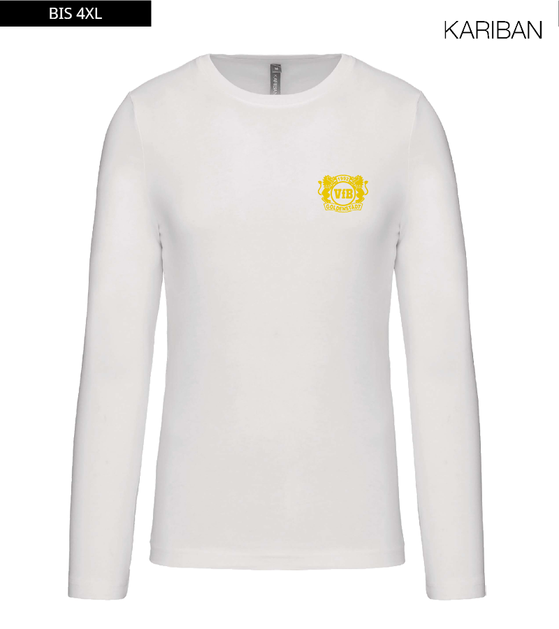 Kariban Herren Langarmshirt White "Anton"