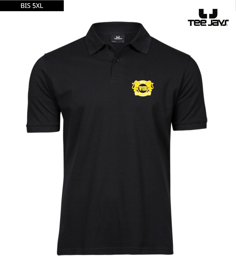 Tee Jays Herren Heavy Polo-Shirt Black "Anton"