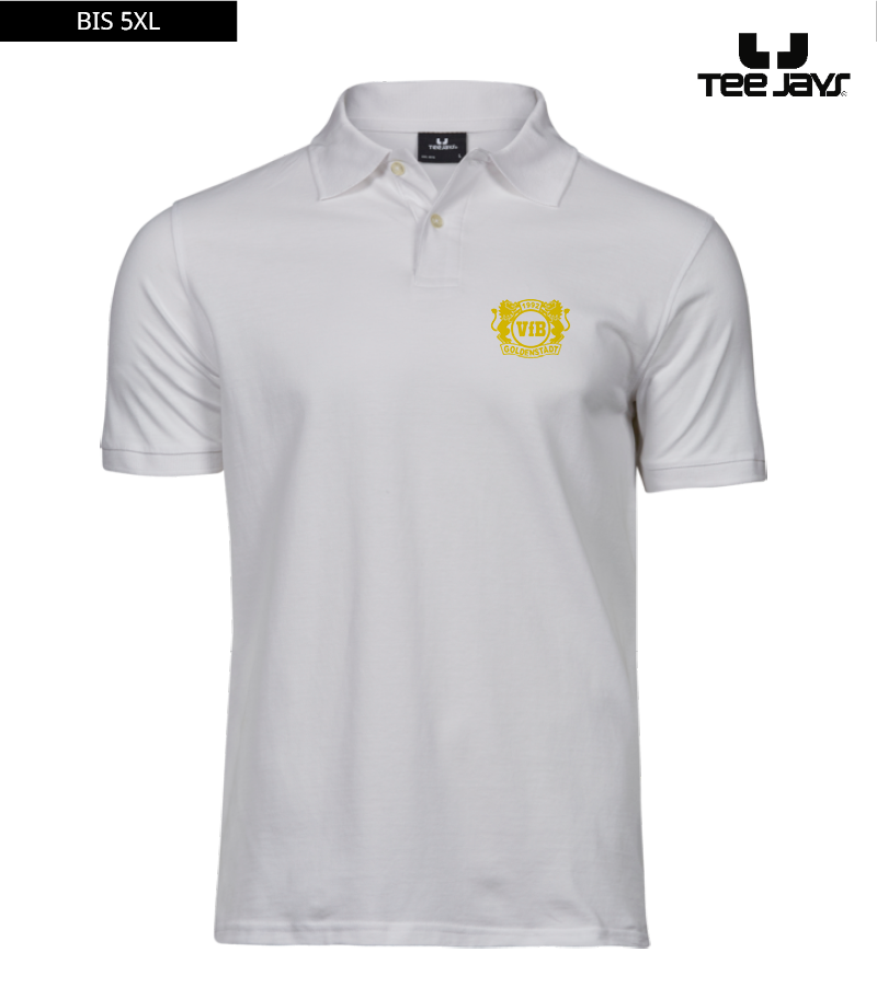 Tee Jays Herren Heavy Polo-Shirt White "Anton"