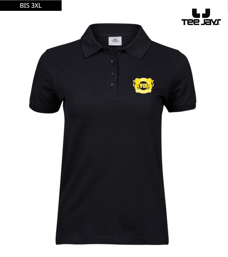 Tee Jays Damen Heavy Polo-Shirt Black "Anton"