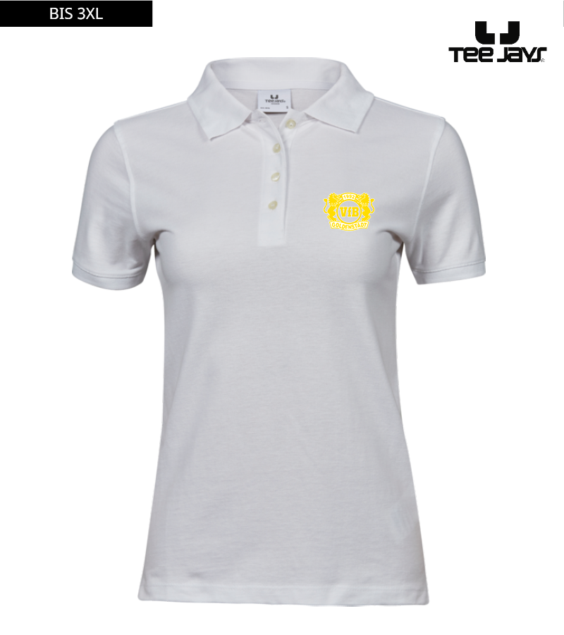 Tee Jays Damen Heavy Polo-Shirt White "Anton"